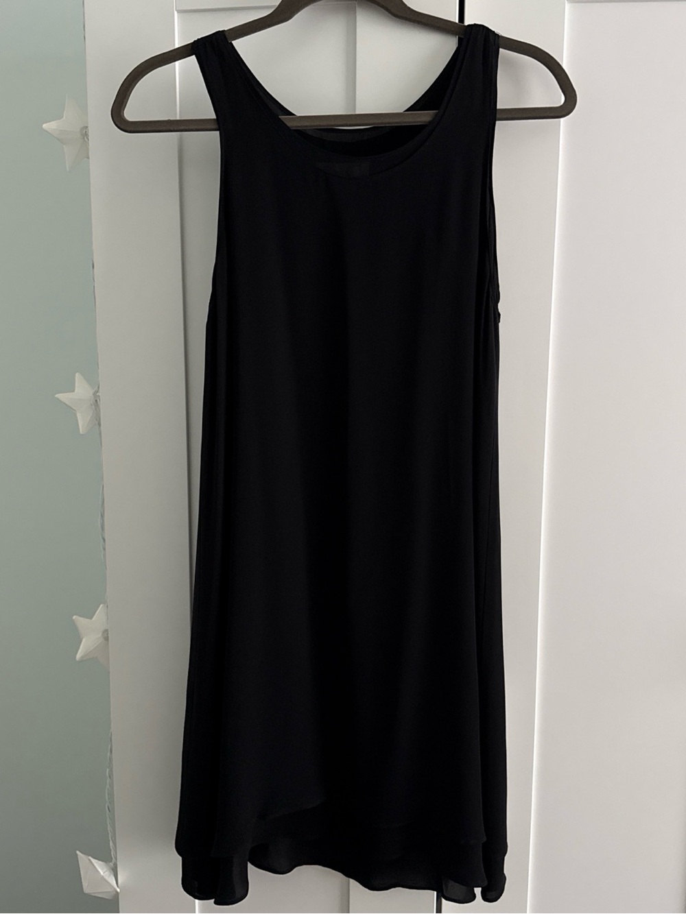 Armani exchange black Sleeveless midi Women's Dress